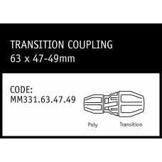 Marley Philmac Transition Coupling 63 x 47-49mm - MM331.63.47.49